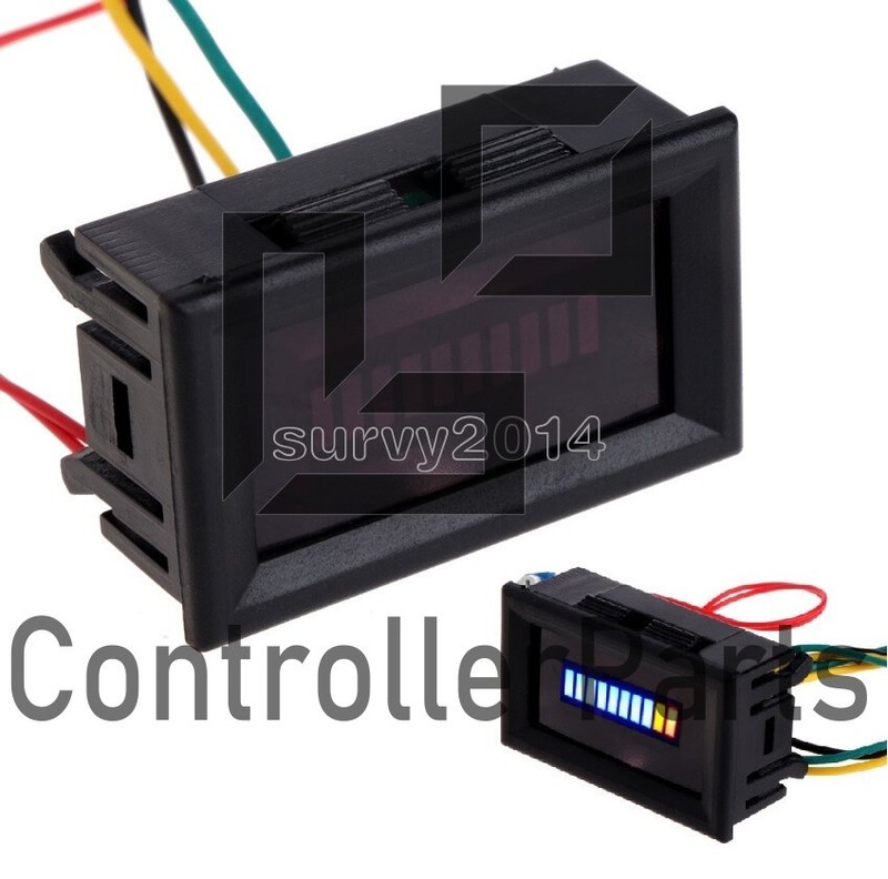 Fuel level Gauge Indicator 12V Universal Motorcycle Car Oil scale meter LED gallery