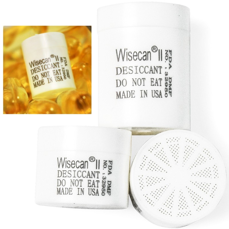 1 Gram 100 Packs Silica Gel Canister Desiccant Capsule Food Pharmaceutical Grade gallery