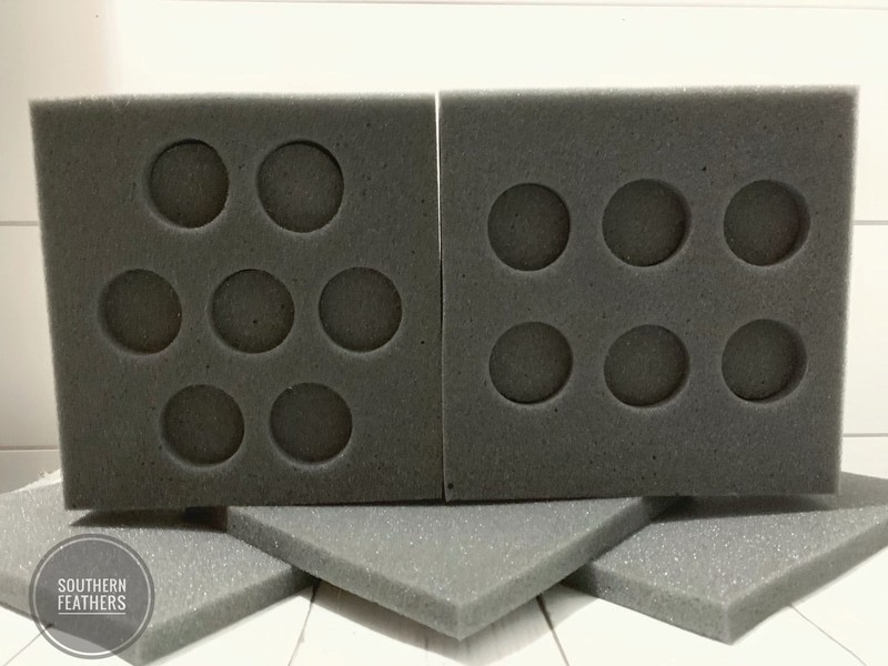 10 Standard Size 13 Egg Shipping Foam Kits