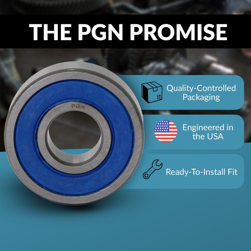 (10) 6205-2RS Premium Rubber Seal Ball Bearing C3 EMQ, 25x52x15, 6205 2RS 6205rs gallery