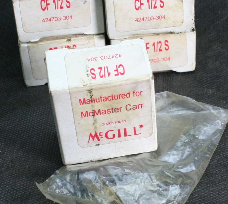 One (1) McGill CF 1/2 S Cam Follower 1/2" NEW gallery