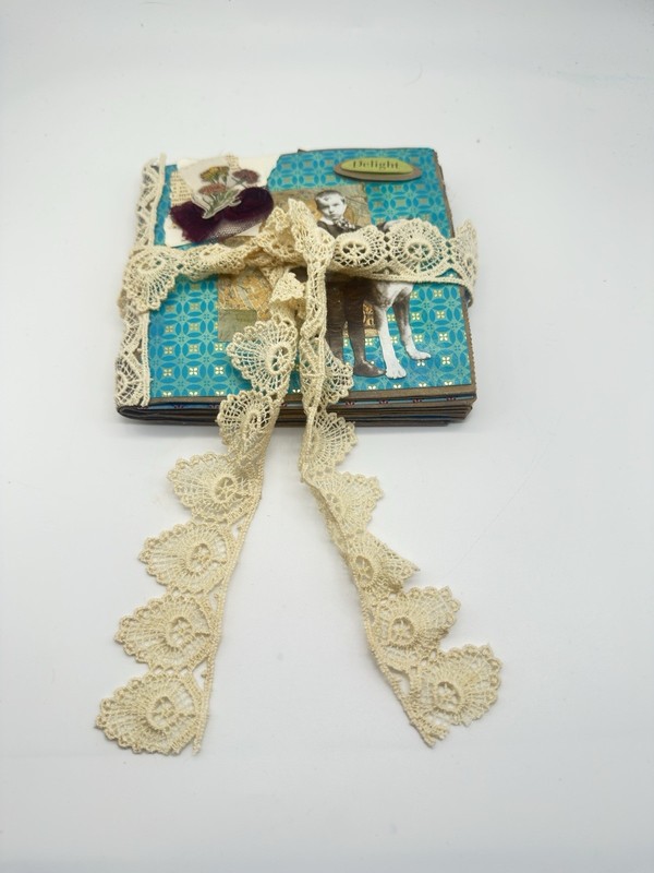 Junk Journal Delight Themed Medium Is Brown Paper Bags And Coffee Dyed Paper