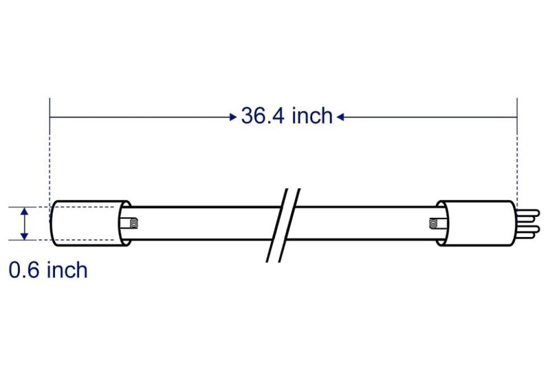 OWS-12L 40W Germicidal UV Tube, 2 Pack gallery