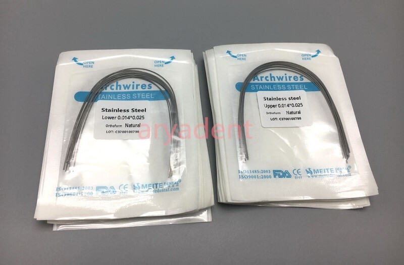 Dental Orthodontic Arch Wire Round Rectangular Natural Form Stainless steel gallery