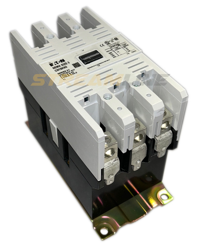 Eaton CN15KN3C NEMA Contactor, 3-Pole, 3Ø, 90 Amp, 440-480V Coil, Non-Reversing