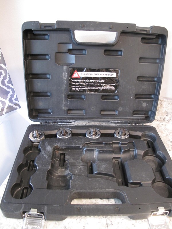 Hilmor compact swage tool heads expanders 1/2 5/8 3/4 7/8" nice w/ case gallery