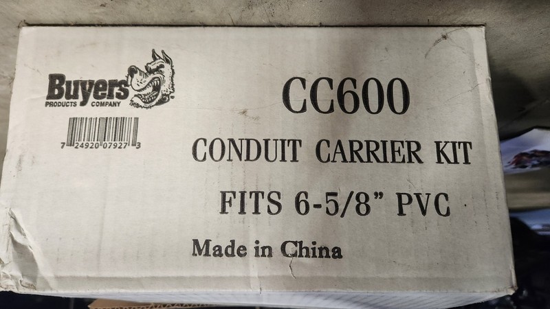 Buyers Products (CC600) 6″ PVC Conduit Carrier Kit New Open Box