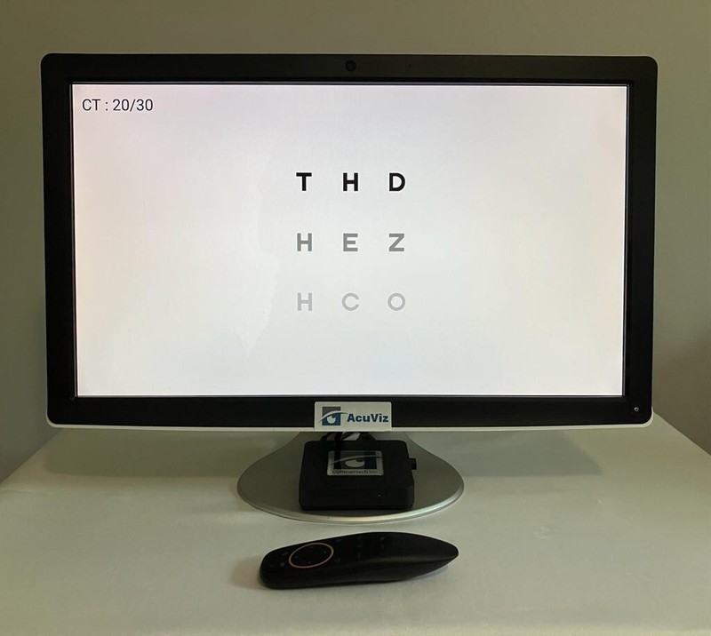 SNELLEN EYE CHART / DIGITAL VISUAL ACUITY SYSTEM made in the USA. No Monitor gallery