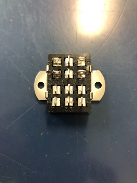 CINCH JONES BEAU MOLEX S-3312-AB POWER SOCKET PANEL MOUNT 12 PIN gallery