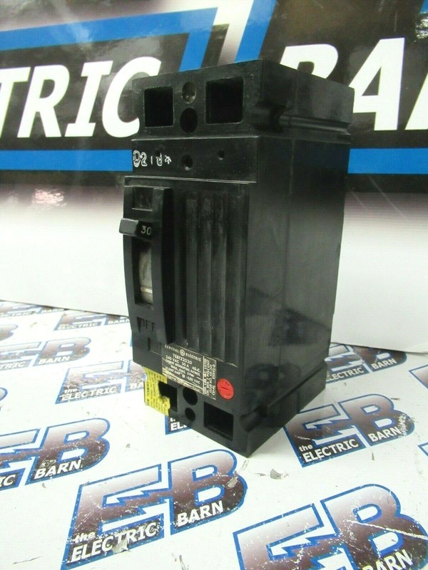 GE TEB122030 Circuit Breaker 30 Amp 240 Volt 2 Pole Black 10 Kaic