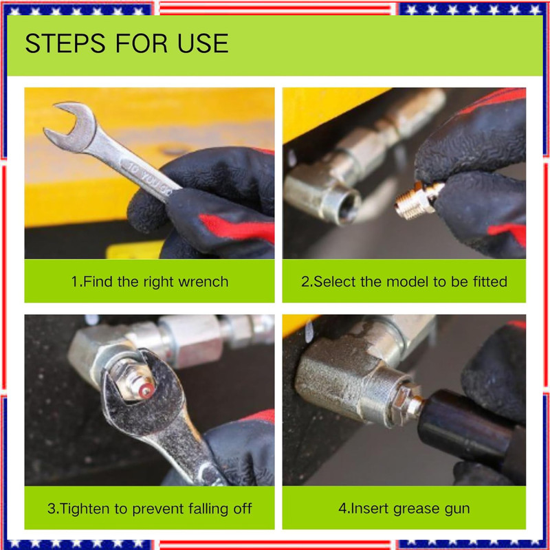 Grease Fittings 20 PCS SAE & Metric Assortment Hydraulic kit gallery