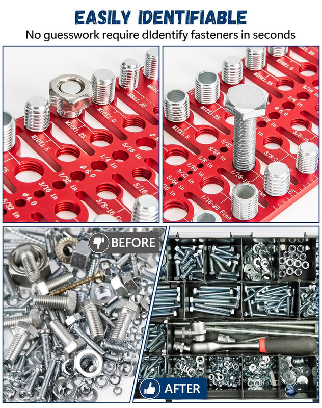 57 Nut and Bolt Thread Checker - Thread Checker Standard and Metric Bolt and Nut gallery