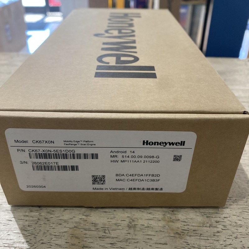 Honeywell CK67-X0N-5ES1D0G CK67 Mobile Computer – WIFI 6E – Bluetooth