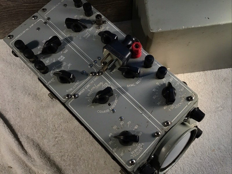 Vintage Military Test Instrument Navy Department OS-8C/U Oscilloscope Jetronic gallery