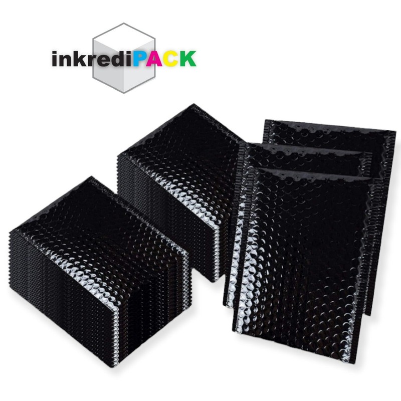InkrediPack™ 6X10 #0 – 180 Pack – Metallic Bubble Mailers (Usable Size: 6X9)