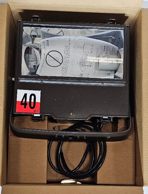 New Cooper Lighting 400W HID Outdoor Commercial Flood Light Fixture, IP67, 120V gallery
