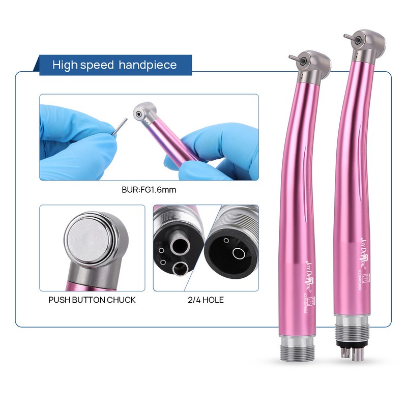 Dental Pink Color High and Low Speed Handpiece Kit gallery