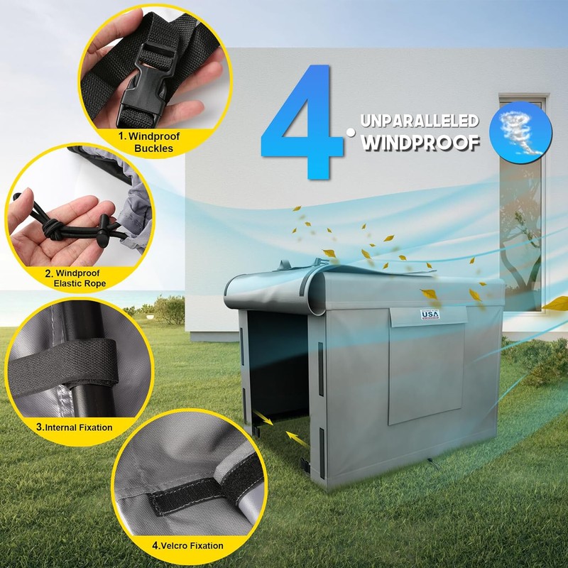 HEAVY DUTY Portable Generator Cover Waterproof UV Resistant 25”L X 24”W X 21”H gallery