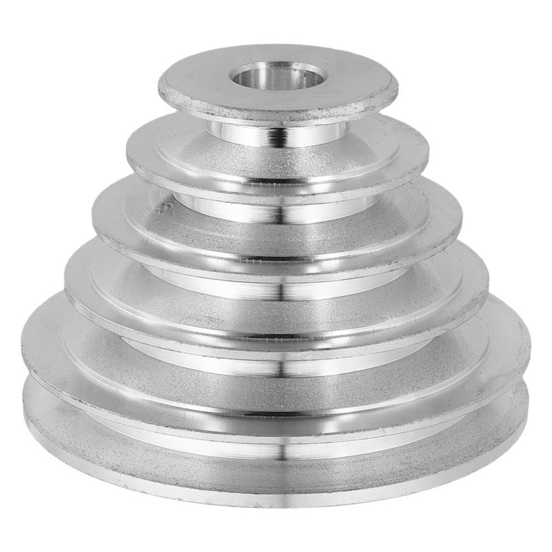 Drill Press Accessories Stainless Steel V-groove Pulley Wheel Bore Step Motor
