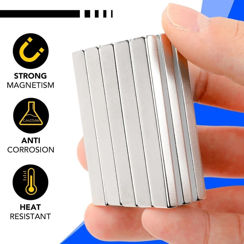 Powerful Neodymium Bar Magnets, Rare-Earth Metal Neodymium Magnet, N52 Incredibl gallery