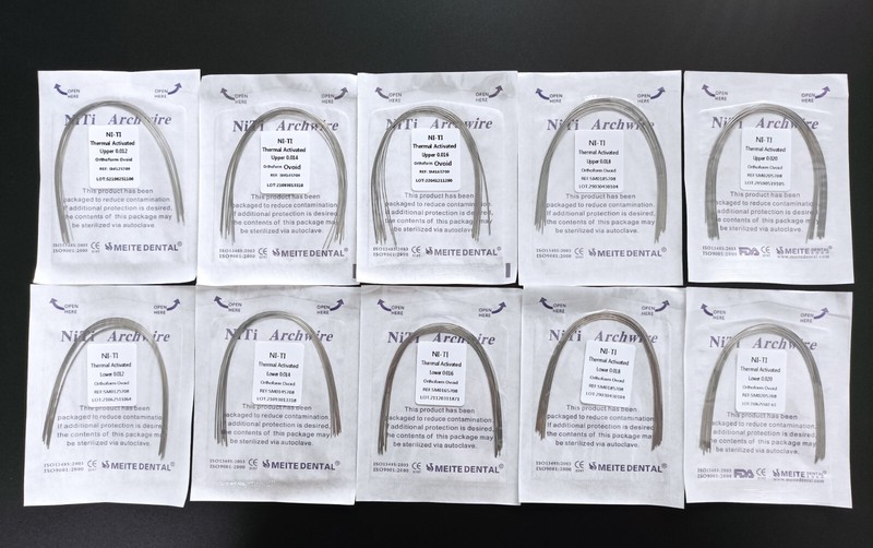 20Pack Dental Ortho Heat Thermal Activated/Super Niti/Stainless Steel Arch Wires gallery