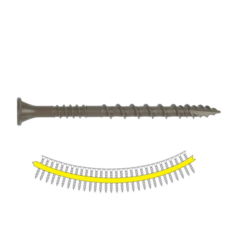Simpson DSVT212S Deck-Drive DSV Wood Screw Collated Tan (1000 Pack)