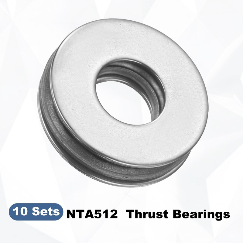 10 Set 5/16"x3/4"x1/8" NTA512 Thrust Needle Roller BEARINGS with 20 Washers gallery