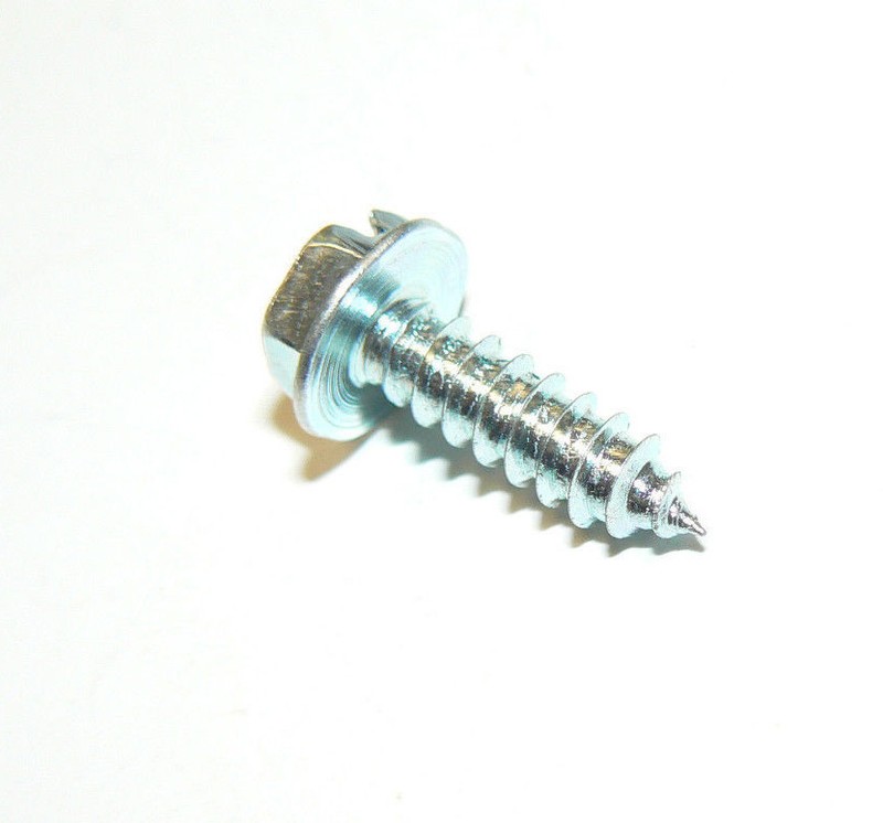#10 x 5/8" Hex Washer Hd. Slotted Sheet Metal Screw-Zinc Plated-Lot of 1000 Pcs. gallery