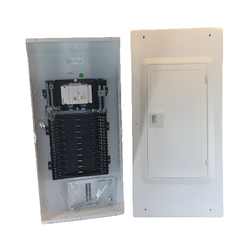 Leviton 100 Amp Load Center Main Breaker Panel 120/240 VAC 20-Space 20-Circuits