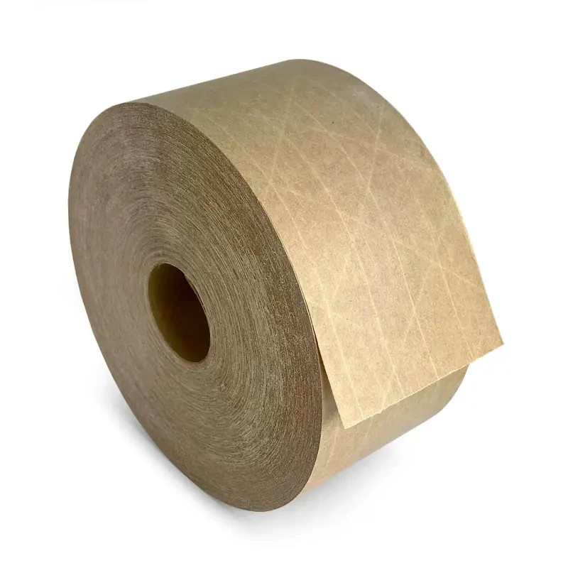 3″ x 450 feet Reinforced Water-Activated Kraft Gummed Tape Secure Paper Packing