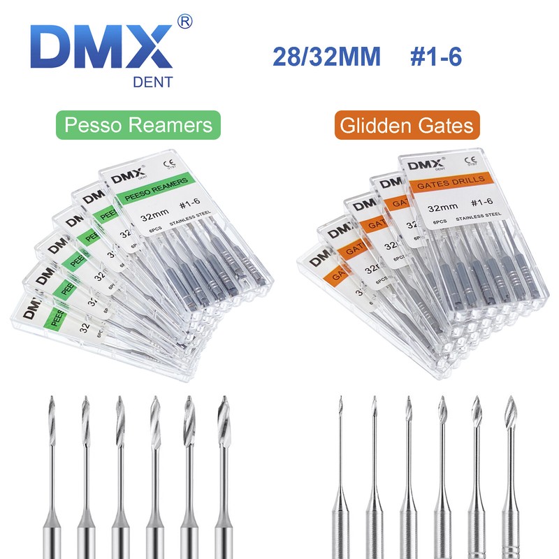 Dental Stainless Steel Endodontic Paste Carriers/Peeso Reamers/Gates Drill