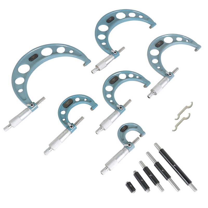 6Pcs Set 0.0001" Precision Outside Micrometer 0-6" Carbide Standards Set gallery