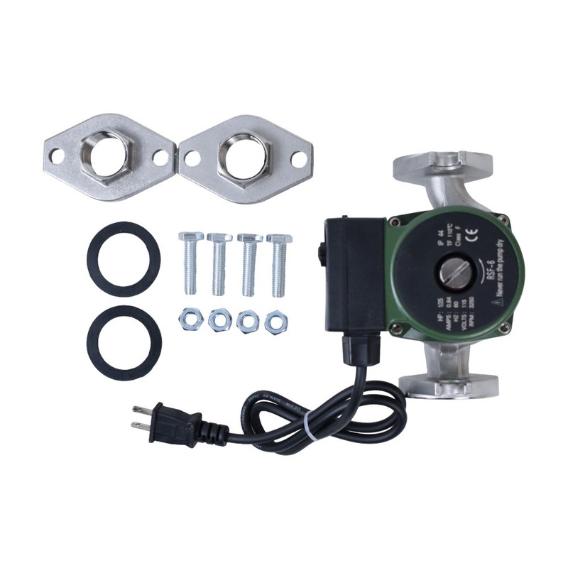 New For Hardy Boiler Taco Stainless Steel Circulator Pump 115V 1/25hp 008-SF6