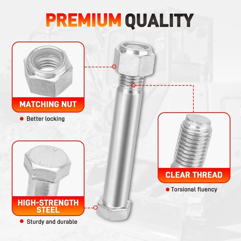 6Pcs 25mm Diamater Pins For Mini Excavator Connecting Linkage Pin Attachments gallery