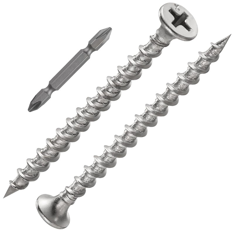 1 pounds#6X2″410 Stainless Steel Fastener Drywall Screws-Phillips with coarse…