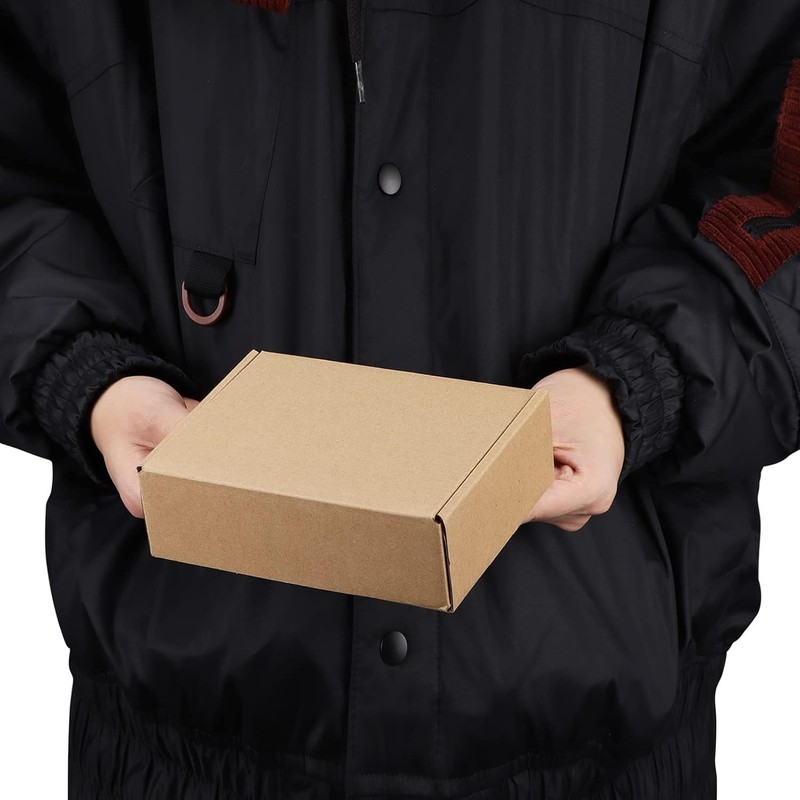 7X5X2 Inch Shipping Boxes Bulk 50 Pack Brown, Tab Lock Tuck Top Mailer Boxes for gallery
