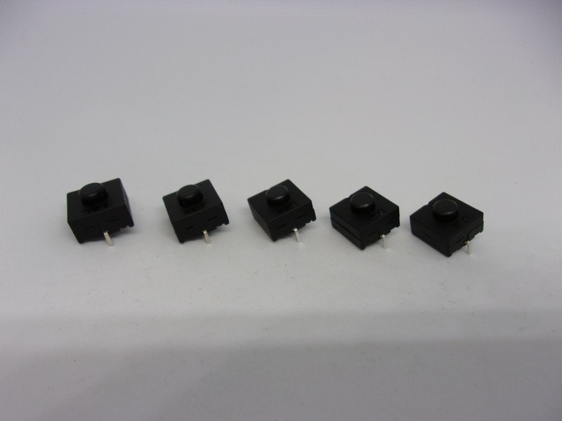 5Pcs Lot Pack 12x12mm 2 Pins Self Locking On Off I O Power Push Button Switch XY