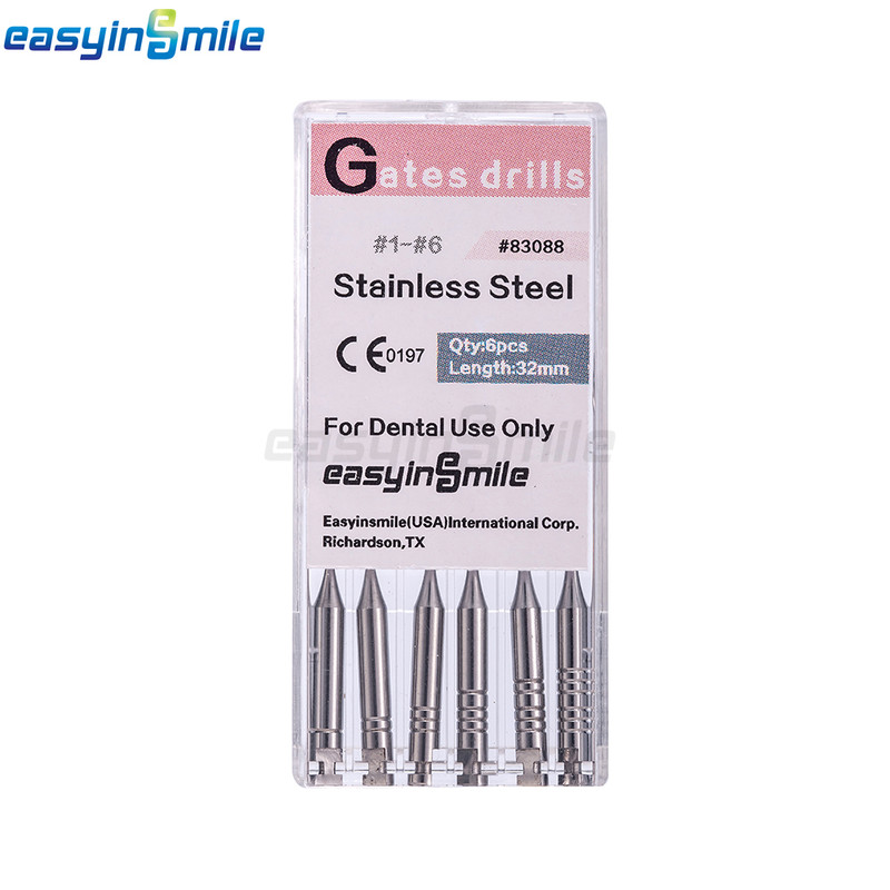 6Files Dental Gates Glidden Drills Endo Root Canal For Engine Use #1-#6 Assorted gallery