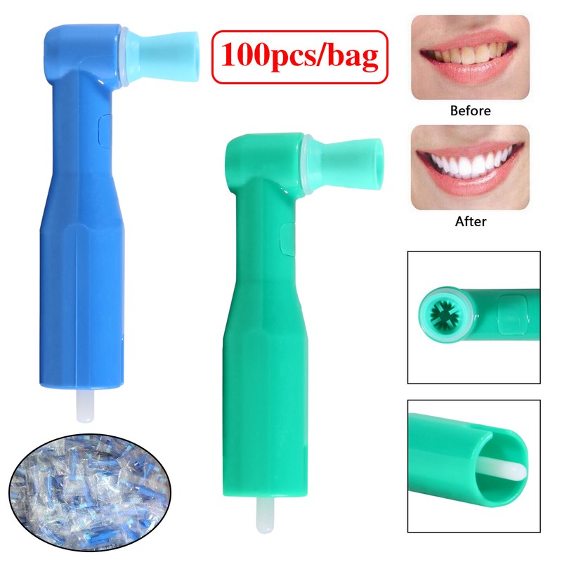 100 pcs Dental Disposable Prophy Angles Top Quality Money back guarantee gallery