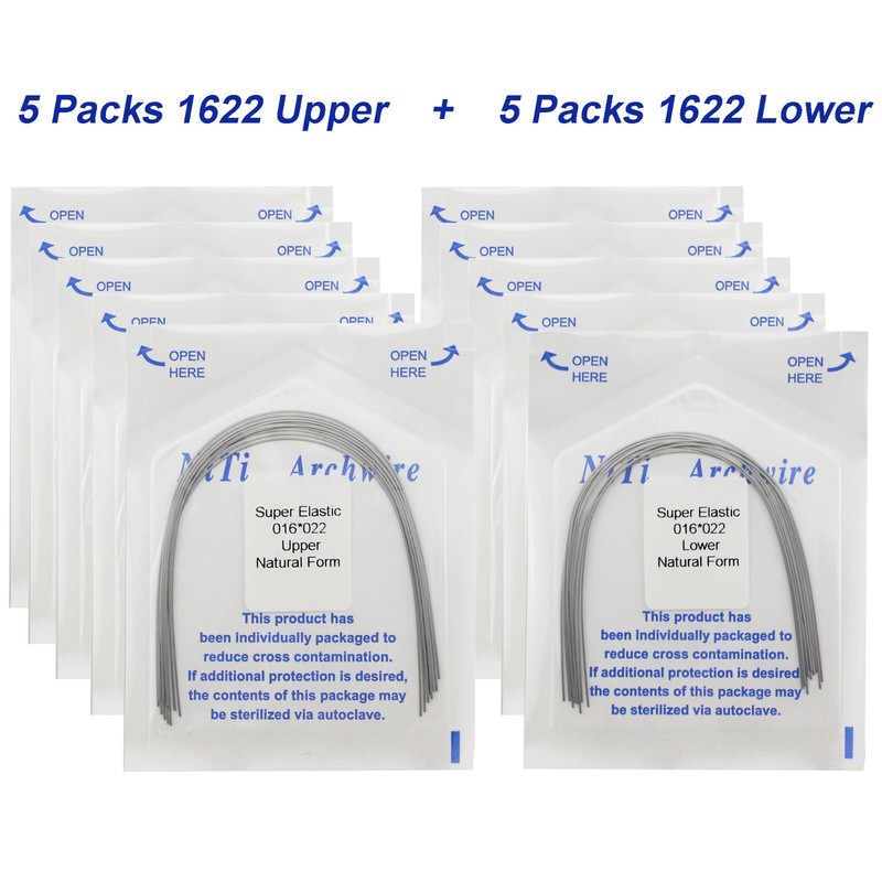 100PCS Dental Orthodontic Arch Wire Niti Natural Form Round Rectangular 16x22 14 gallery