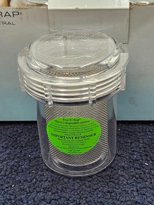 (QTY 8) Kerr 2300 TotalCare Pinnacle Evac-u-Trap Evacuation Trap gallery