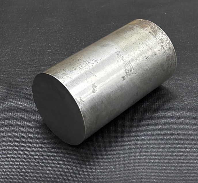 3 7/16″ Diameter 1045 Steel Round Bar Stock – 3.4375″ x 6” Length