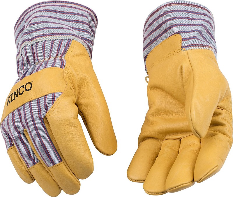 Kinco 1927 LINED PIGSKIN LEATHER Mens Work Gloves winter cold garden Y-XXL NEW