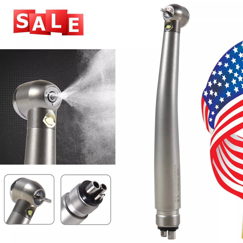 10 Dental High Speed Air Turbine Handpiece Push Button 4Hole NSK Style CE SEASKY gallery