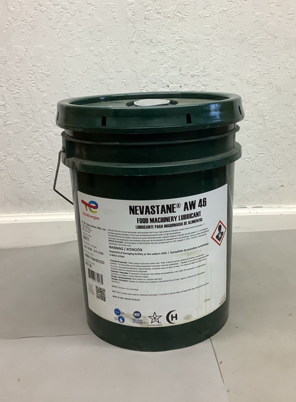 Total Energies 200771 Nevastane AW 46 Food Grade Machine Lubricant 5gal (m25)