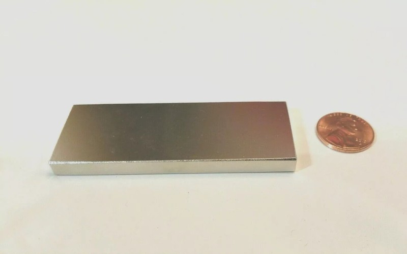 Neodymium Block Magnet N52 Large 3” Super Rare Earth Pull Force 65 lbs gallery