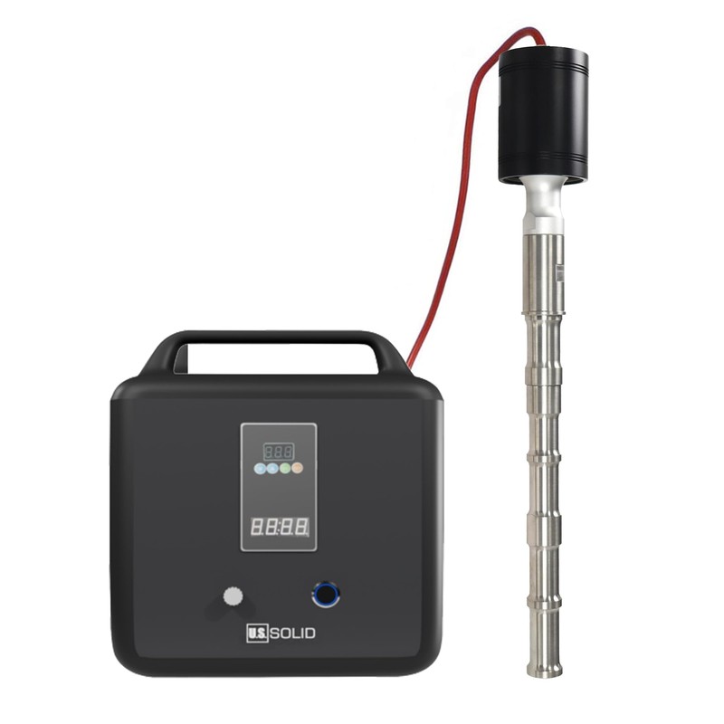 U.S. Solid Ultrasonic Homogenizer Vibrator 750W 250mm L 25mm D 4L Capacity