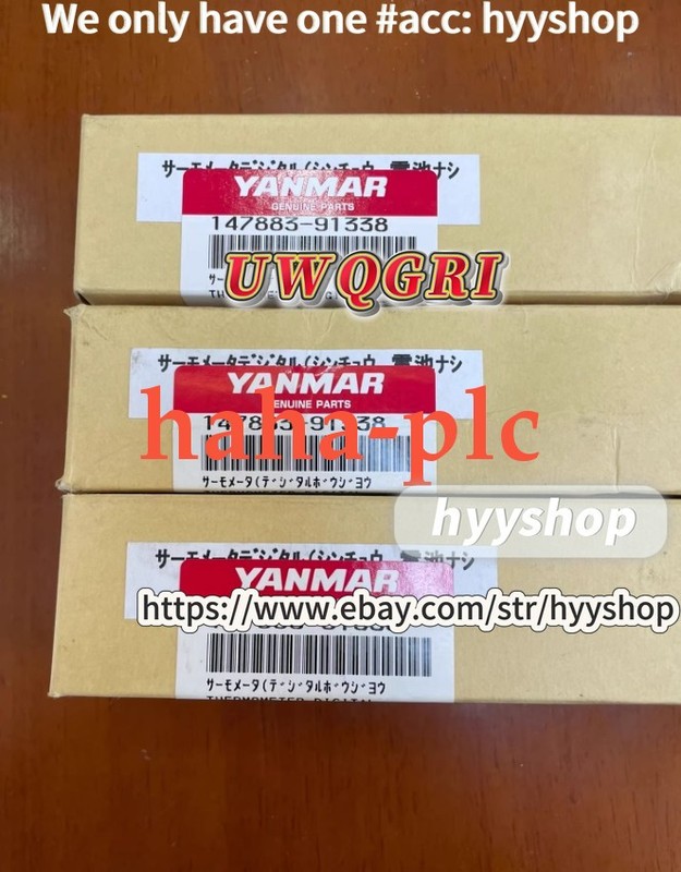 1PCS NEW YANMAR 147883-91338 Electronic exhaust thermometer DHL shipping*Y