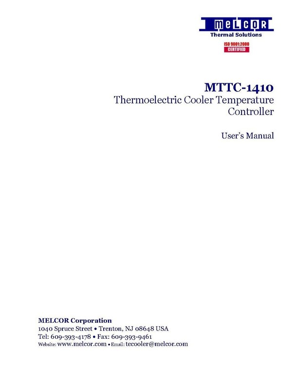 Melcor MTTC1410 140W TEC Controllers, ±10.0 Amps, -100 to +200°C - Working gallery