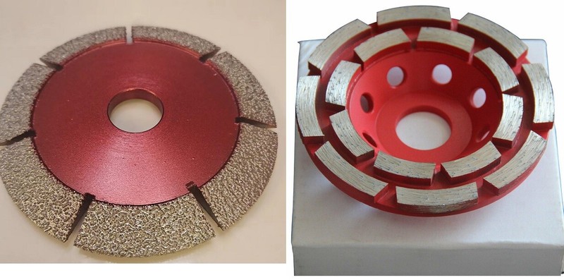 4.5″ Diamond Crack Chaser Blade 3/8″ Seg 10 Grinding cup stone concrete V Shape